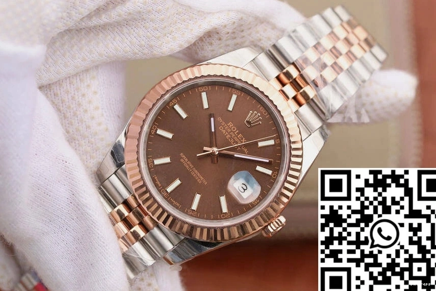 M126331-0002 Chocolate Rolex Dial Datejust EW Color Factory 0120